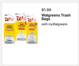 Walgreens Walgreens Trash Bags offer