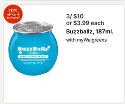 Walgreens Buzzballz offer