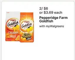 Walgreens Pepperidge Farm Goldfish offer