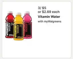 Walgreens Vitamin Water offer