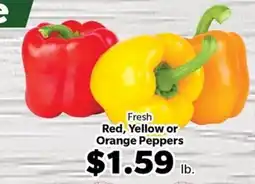 Living Fresh Market Fresh Red, Yellow or Orange Peppers offer