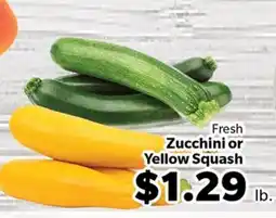 Living Fresh Market Fresh Zucchini or Yellow Squash offer