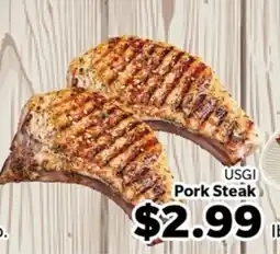 Living Fresh Market USGI Pork Steak offer
