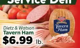 Living Fresh Market Dietz & Watson Tavern Ham offer