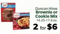 Living Fresh Market Duncan Hines Brownie or Cookie Mix offer