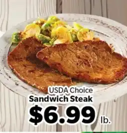 Living Fresh Market USDA Choice Sandwich Steak offer