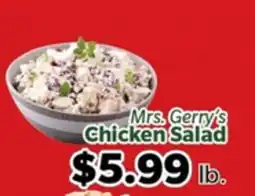 Living Fresh Market Mrs. Gerry's Chicken Salad offer
