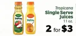 Living Fresh Market Tropicana Single Serve Juices offer