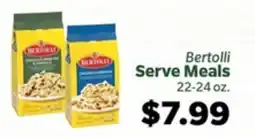 Living Fresh Market Bertolli Serve Meals offer