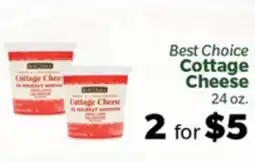 Living Fresh Market Best Choice Cottage Cheese offer
