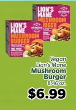 Living Fresh Market Vegan Lion's Mane Mushroom Burger offer
