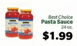 Living Fresh Market Best Choice Pasta Sauce offer