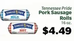Living Fresh Market Tennessee Pride Pork Sausage Rolls offer