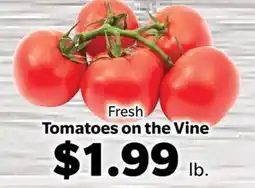 Living Fresh Market Tomatoes on the Vine offer