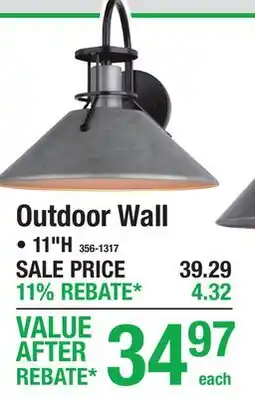 Menards Outdoor Wall offer