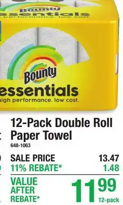 Menards 12-Pack Double Roll Paper Towel offer