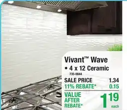 Menards Vivant Wave Tiles offer