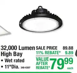 Menards 32,000 Lumen High Bay offer