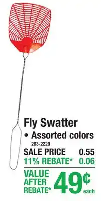 Menards Fly Swatter offer