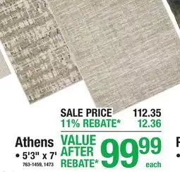 Menards Athens Area Rugs offer