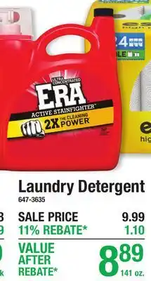Menards Laundry Detergent offer