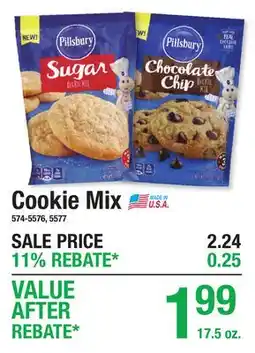 Menards Cookie Mix offer