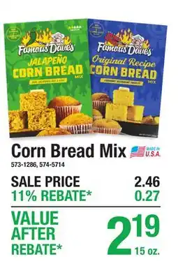 Menards Corn Bread Mix offer