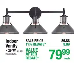 Menards Indoor Vanity offer