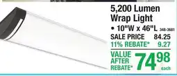 Menards 5,200 Lumen Wrap Light offer