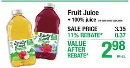 Menards Fruit Juice Beverages offer