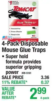 Menards 4-Pack Disposable Mouse Glue Traps offer