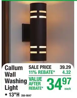 Menards Callum Wall Washing Light offer