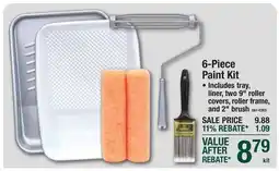 Menards 6-Piece Paint Kit offer
