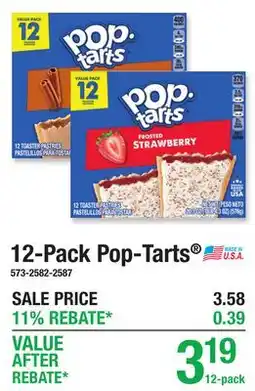 Menards 12-Pack Pop-Tarts offer