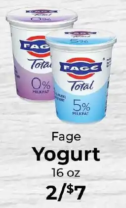 Sunset Foods Fage Yogurt offer
