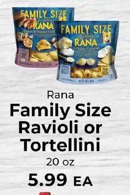 Sunset Foods Rana Family Size Ravioli or Tortellini offer