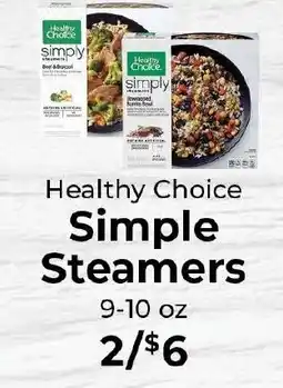 Sunset Foods Healthy Choice Simple Steamers offer