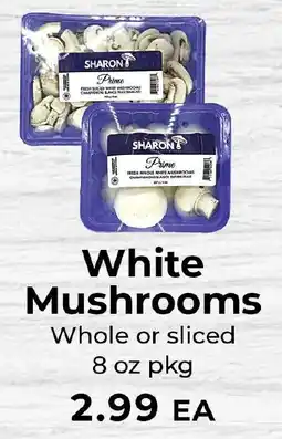 Sunset Foods Sharon prime white mushrooms offer