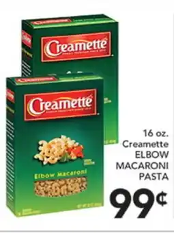 Pete's Fresh Market 16 oz. Creamette ELBOW MACARONI PASTA offer