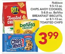 Pete's Fresh Market Nabisco CHIPS AHOY COOKIES, BelVita BREAKFAST BISCUITS, or TOASTED CHIPS offer