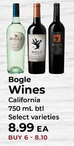 Sunset Foods Bogle Wines offer