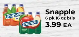 Sunset Foods Snapple apple offer