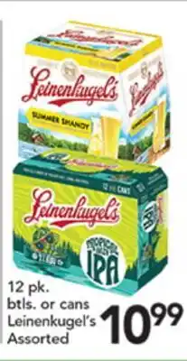 Pete's Fresh Market Leinenkugel's Assorted offer