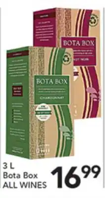 Pete's Fresh Market 3 L Bota Box ALL WINES offer