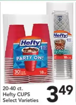 Pete's Fresh Market 20-40 ct. Hefty CUPS offer
