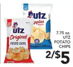 Pete's Fresh Market 7.75 oz. UTZ POTATO CHIPS offer