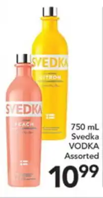 Pete's Fresh Market 750 mL Svedka VODKA Assorted offer