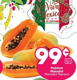 Arteagas Food Center Papaya Maradol offer