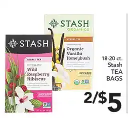 Pete's Fresh Market 18-20 ct. Stash TEA BAGS offer