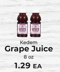 Sunset Foods Kedem grape juice offer